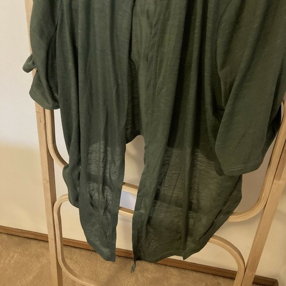 Shein Wrap Women Green Top Xmas Gift Summer Blouse Coverup Kids Mum Dad Gift Kid - Picture 3 of 5